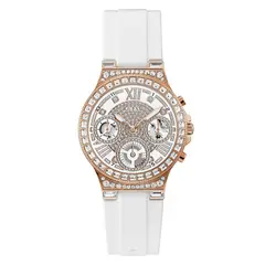 GUESS - Reloj Moonlight GW0257L2 Blanco De Silicona Para Mujer