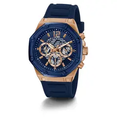 GUESS - Reloj Momentum GW0263G2 Azul De Silicona Para Hombre