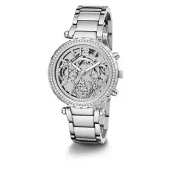 GUESS - Reloj Solstice GW0403L1 Plateado De Acero inoxidable Para Hombre