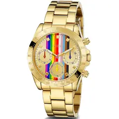 GUESS - Reloj Eclipse GW0433L1 Dorado De Acero inoxidable Para Mujer