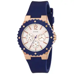 GUESS - Reloj Overdrive W0149L5 Azul De Silicona Para Mujer