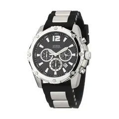 GUESS - Reloj Waterpro W0167G1 Negro De Silicona Para Hombre