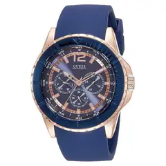 GUESS - Reloj Maverick W0485G1 Azul De Caucho Para Hombre