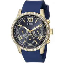 GUESS - Reloj Classic W0616L2 Azul De Silicona Para Mujer