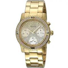GUESS - Reloj Confetti W0774L5 Dorado De Acero inoxidable Para Mujer