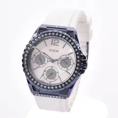 GUESS - Reloj Classic W0846L7 Blanco De Silicona Para Mujer