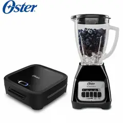 OSTER - Licuadora 2 Vel BLSTKAG-BPB + Sandwichera Compacta CKSTSM400