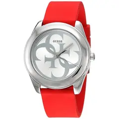 GUESS - Reloj Twist W0911L9 Rojo De Silicona Para Mujer