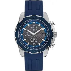 GUESS - Reloj Classic W1047G2 Azul De Silicona Para Hombre