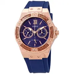 GUESS - Reloj Limelight W1053L1 Azul De Silicona Para Mujer