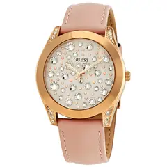 GUESS - Reloj Ladies W1065L1 Rosa De Cuero Piel Para Mujer
