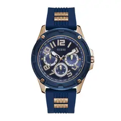 GUESS - Reloj Delta GW0051G3 Azul De Silicona Para Hombre
