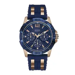 GUESS - Reloj Oasis W0366G4 Azul De Silicona Para Hombre