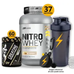 UNIVERSE NUTRITION - Proteína Whey pro de 1kg Galleta + Creatina DY de 300gr + regalos