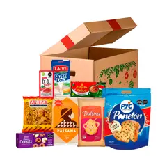 GENERICO - Canasta Navideña C-1 de 9 Productos Incluidos