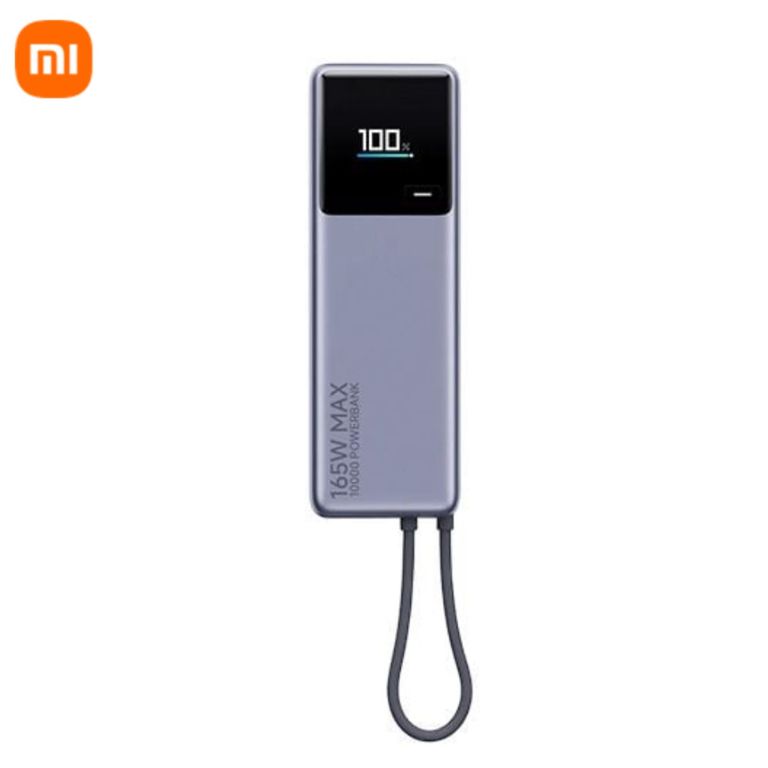 Power Bank 165W 10000mah Cable Integrado para Laptop y Smartphone