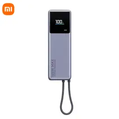 XIAOMI - Power Bank 165W 10000mah Cable Integrado para Laptop y Smartphone
