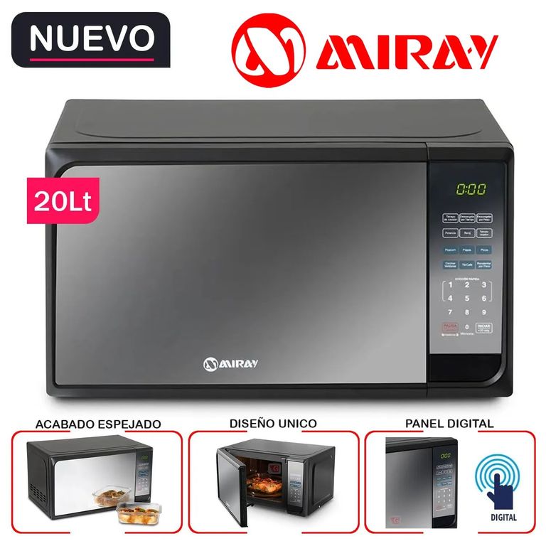 Horno Microondas HMM-20N 20 L Negro