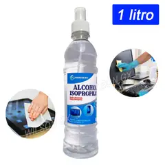 GENERICO - Alcohol isopropilico 1 Litro para Limpieza PC Laptop Celular
