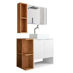 DIBA MUEBLES - Mueble de Baño con Botiquin Elba