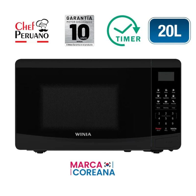 Horno microondas de 20 litros WMN20WCB