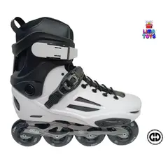 OLLIE - PATINES EN LINEA SEMIPROFESIONAL TALLA FIJA 40-41 BLANCO