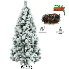 GENERICO - Árbol de 1.80 mt: para Espacios Amplios y Cálidos + Luces multicolor