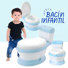 SM - BACIN ENTRENAMIENTO INODORO PARA BEBES NIÑOS INFANTIL AZUL