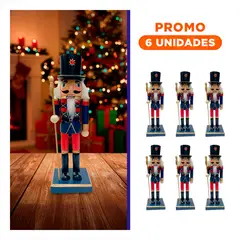 RYBIU IMPORT - Pack6 Cascanuez con Altura Ideal Piedra en Azul