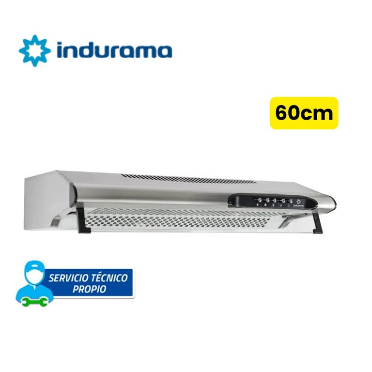 CAMPANA EXTRACTORA CEI-602CRP 3 VELOCIDADES SILVER