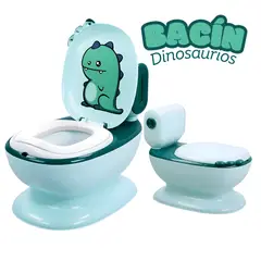 SM - BACIN ENTRENAMIENTO INODORO PARA BEBES NIÑOS INFANTIL DRAGONES VERDE