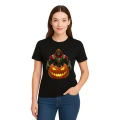 AQUA&MODA - Polo 100% Algodón Estilo Clasico Unisex AquaModa Logo HalloWeen Hulk POHWHK1