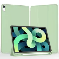 GENERICO - Funda Smart Case Portapencil Para iPad AIR 4 / 5 10.9" - VERDE C.