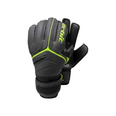 ORBIT - Guantes de Arquero con Varilla warriors negro con amarillo Talla 8