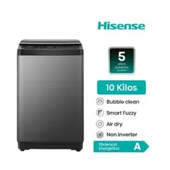 HISENSE - LAVADORA AUTOMÁTICA 10.5 KG CARGA SUPERIOR – WT1D1030UT