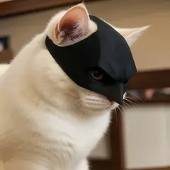 GENERICO - Máscara de Batcat- Disfraz de Mascota para Halloween Talla L
