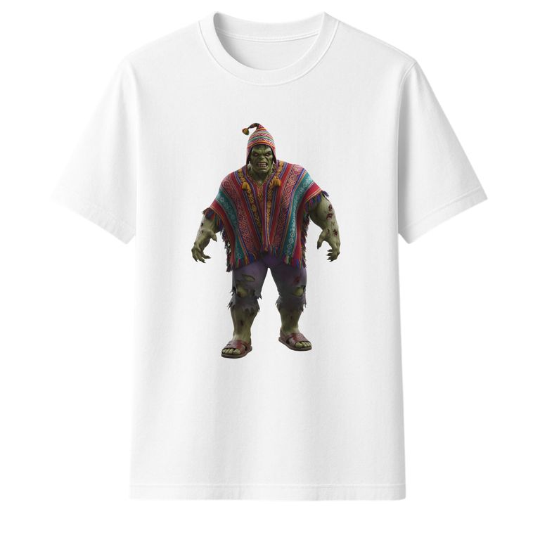 Polo 100% Algodón Estilo Clasico Unisex AquaModa Logo HalloWeen Hulk POHWHK2
