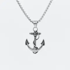 GENERICO - Collar Anchor modelo A acero inoxidable 60cm