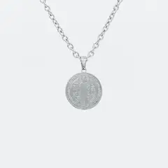 GENERICO - Collar San Benedicto acero inoxidable 60cm