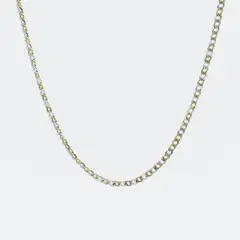 GENERICO - Cadena Collar microSemiGold Acero inoxidable 60cm