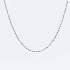 GENERICO - Cadena Collar microSoga Acero Inoxidable 60cm