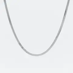 GENERICO - Collar Cadena Snake Acero Inoxidable 60cm