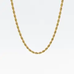 GENERICO - Collar Cadena Soga Acero Inoxidable 60cm