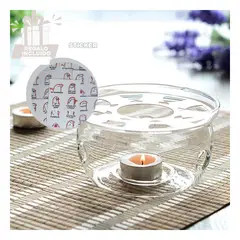 GENERICO - Base Portatil para Calentar para Cafetera Y+Regalo Stickers