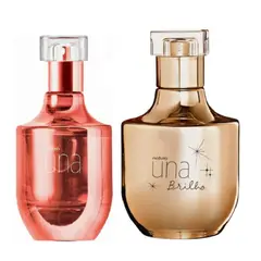 NATURA - Perfume Una brillo 75ml y Una clasico 50ml