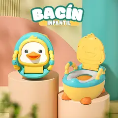SM - BACIN ENTRENAMIENTO INODORO PARA BEBES NIÑOS INFANTIL PATITO AMARILLO