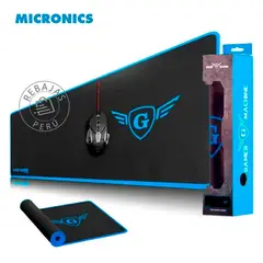 MICRONICS - Pad Mouse Gamer X833 XL 80x30 cm Antideslizante Negro