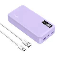 UGREEN - Power Bank 20000mAh Carga Rapida Portatil 20W PB312 Lila