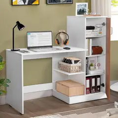 GENERICO - Escritorio Moderno con Estante Maya Amore Home