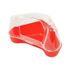 LIVING WORLD - Baño Esquinero para Pequeños Roedores con Arena y Pala -